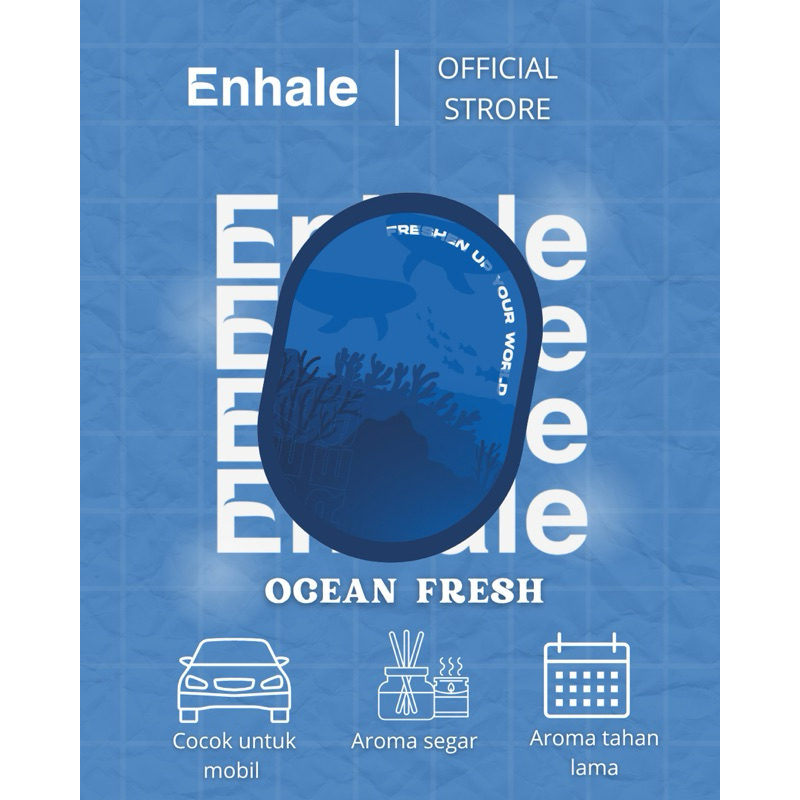 Jual Enhale Air Refresher - Pengharum Ruangan Mobil Kertas - Aroma ...