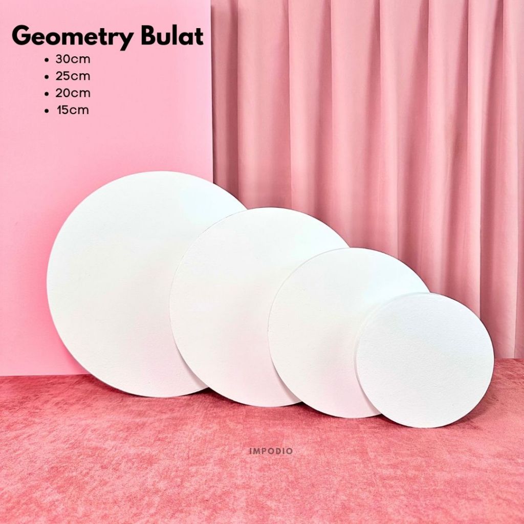 Jual IMPODIO Geometry Bulat Ukuran 15 - 30 cm - Podium Circle Leveling ...