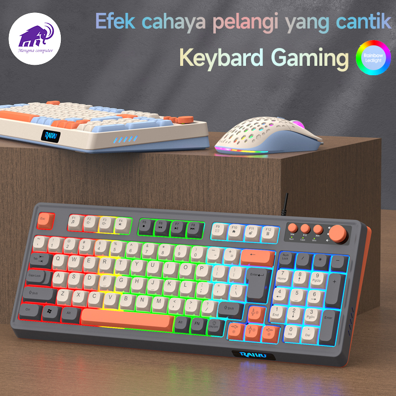 Jual MA Set Keyboard Gaming K98 E-sports Jerman dengan Kabel, Switch ...