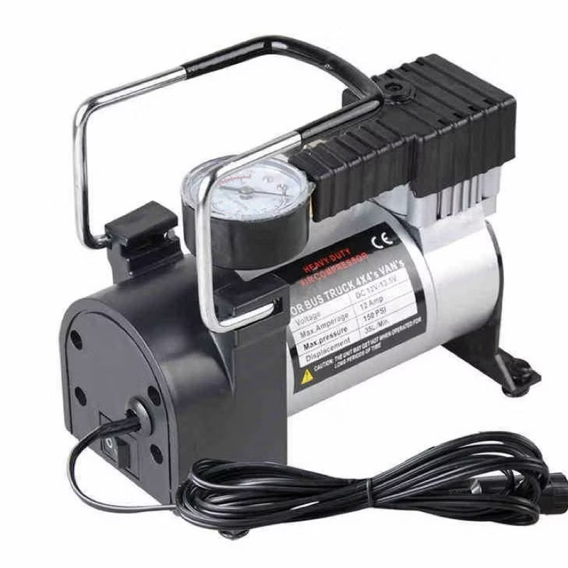 Jual 01196 Pompa Ban Mobil Portable Mini Compressor Pompa Angin DC 12V ...