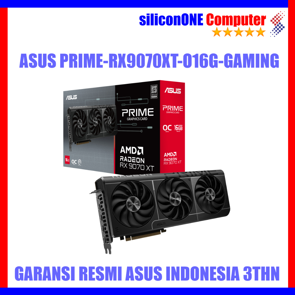Jual Asus RX9070XT PRIME-RX9070XT-O16G-GAMING Graphics VGA Gaming ...