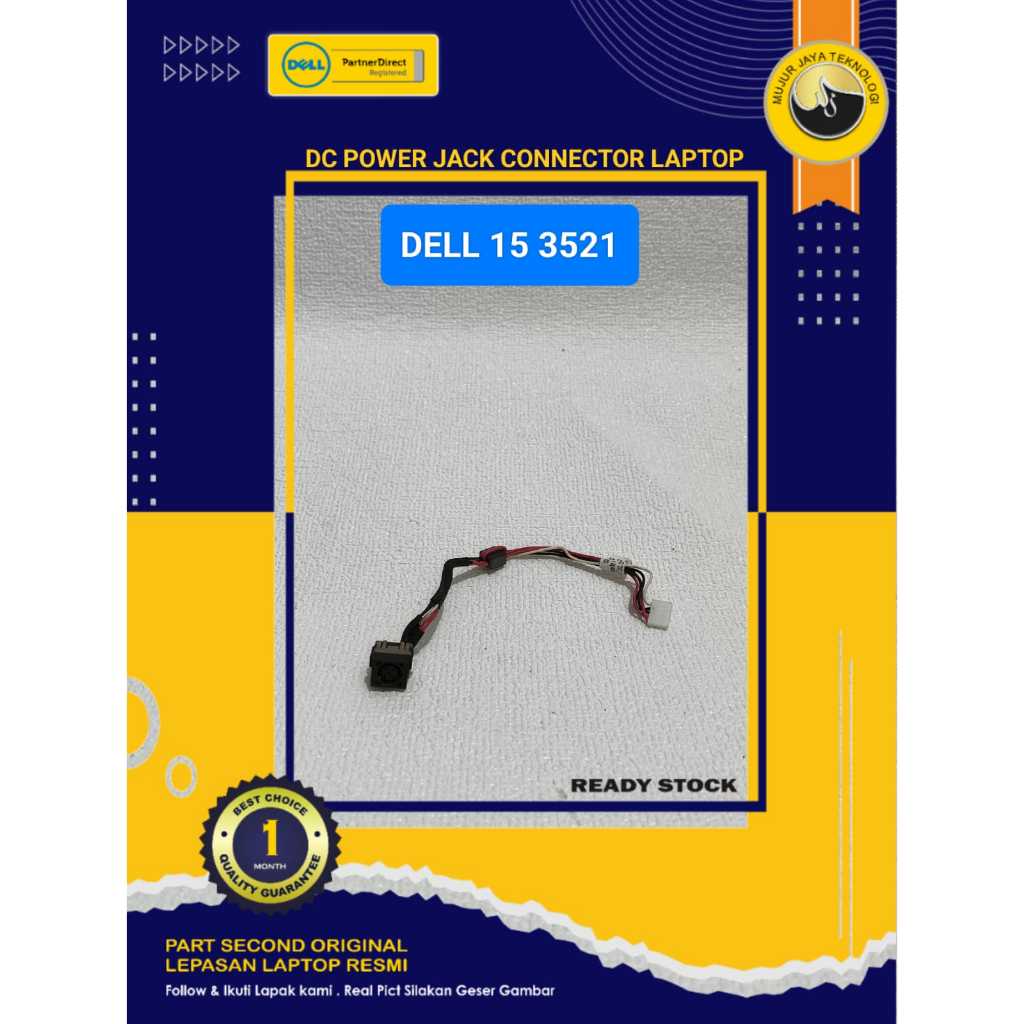 Connettore Alimentazione DC Jack Per Dell Inspiron 15, 15R, 3521, 3537, 3531 – 5 Pin YF81X DC30100M900