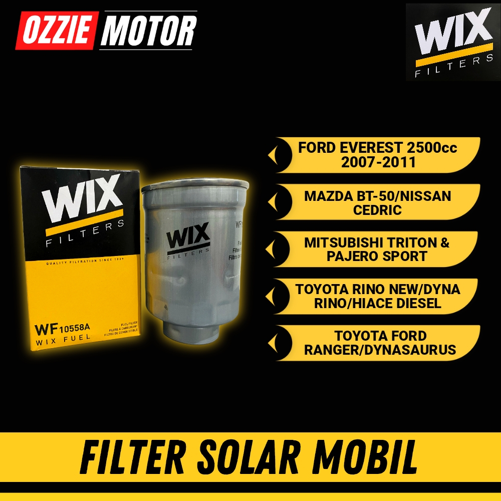 Jual WIX - FUEL FILTER SOLAR FORD RANGER EVEREST MAZDA BT50 TDI & TDCI ...