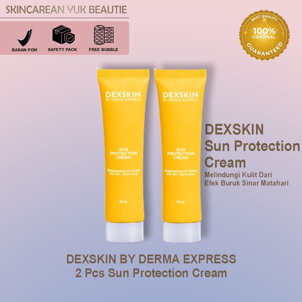 Jual DEXSKIN BY DERMA EXPRESS Sun Protection Cream 30gr | 2 Pcs | Shopee Indonesia