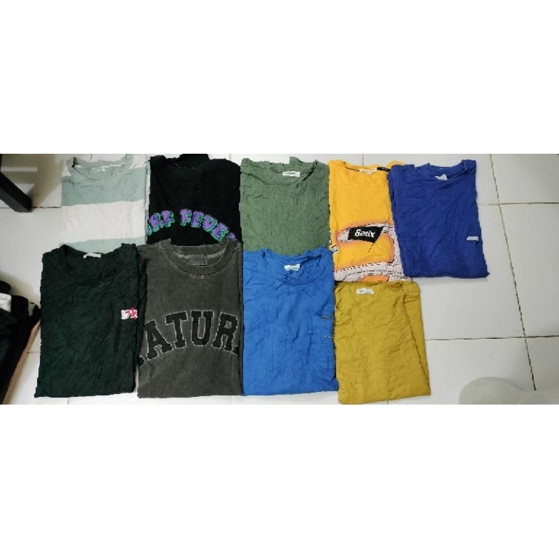Jual kaos preloved bahan bagus dan masih label tag | Shopee Indonesia