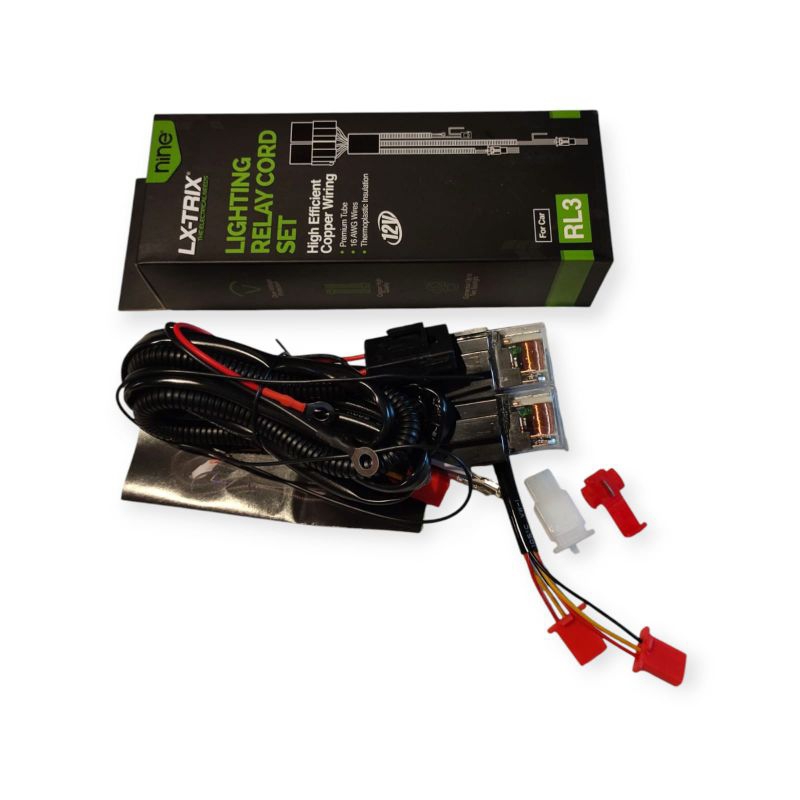 Jual Relay Lampu set Nine Cord Set RL5 Paket Komplit Relay double ...