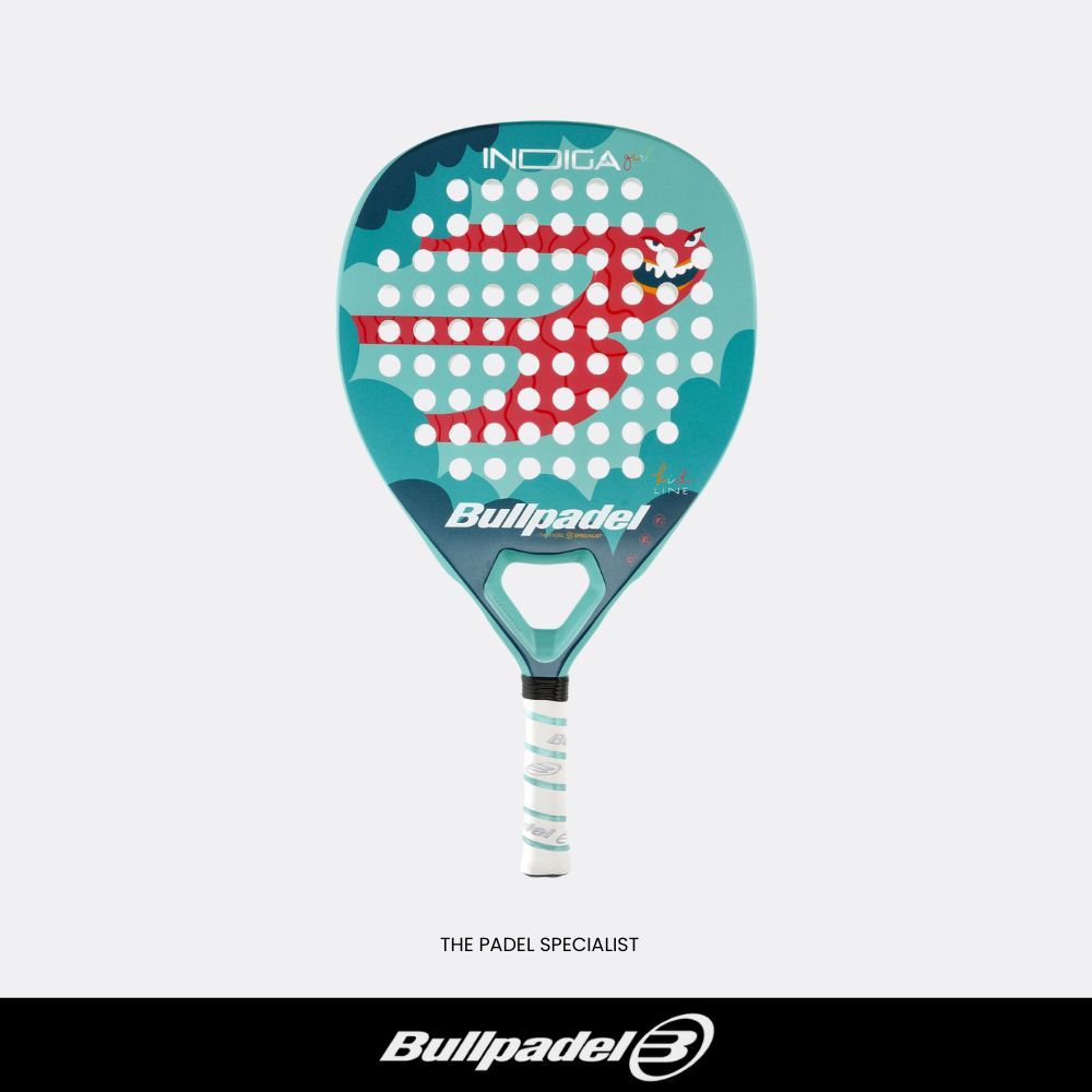 Jual Bullpadel Padel Racket Junior Line INDIGA GIRL 25 | Raket Padel ...