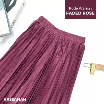 Rok Plisket Wanita Hyget Premium Adem Tidak Nerawang Fit All Size