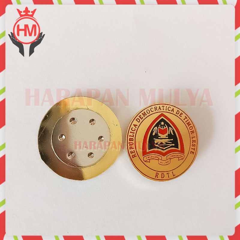 Jual Pin RDTL Magnet Pin Bros Logo RDTL Bulat Bahan Logam - Harapan ...