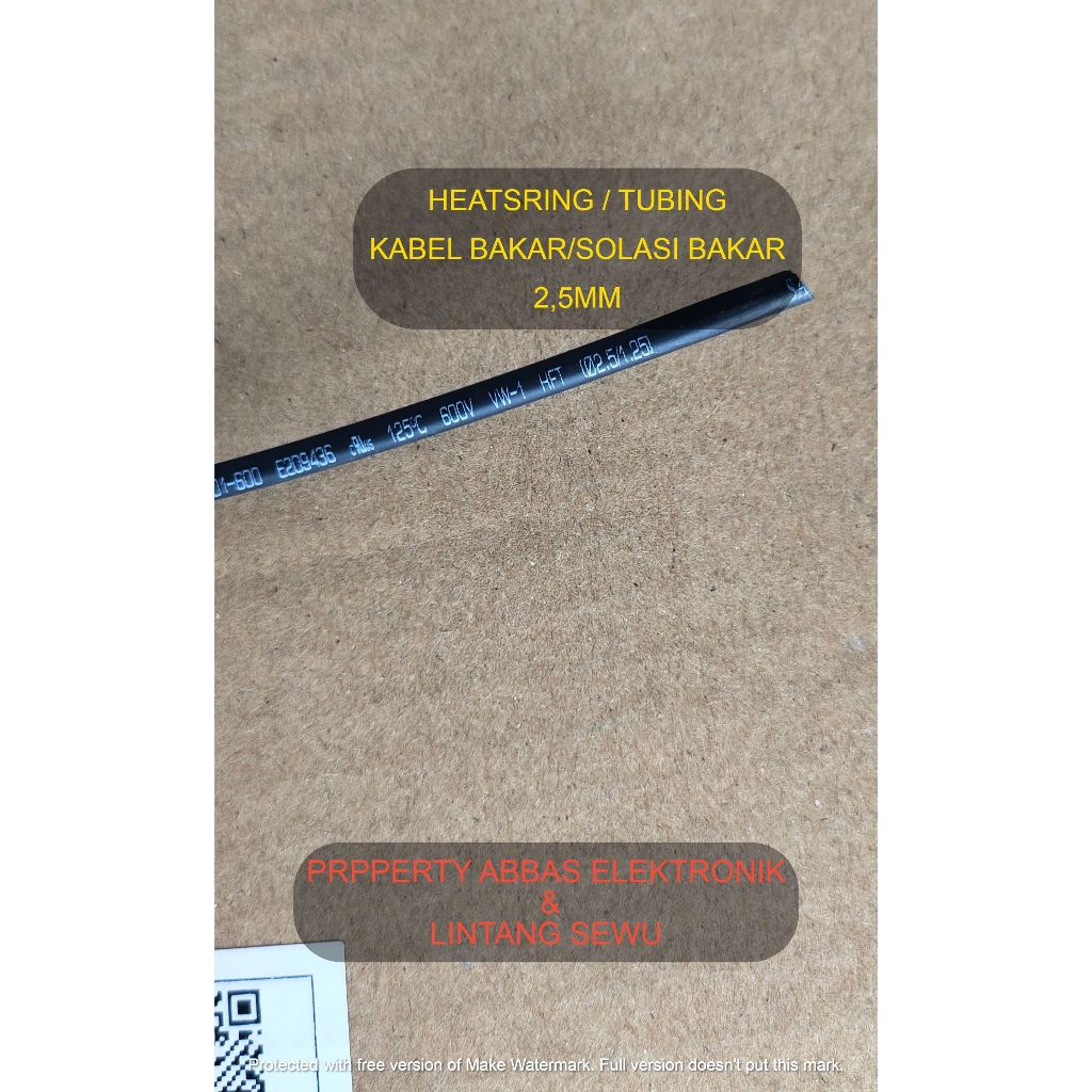Jual HEATSRING TUBING SOLASI BAKAR KABEL BAKAR HEAT SRING HEATSRINK 2 ...