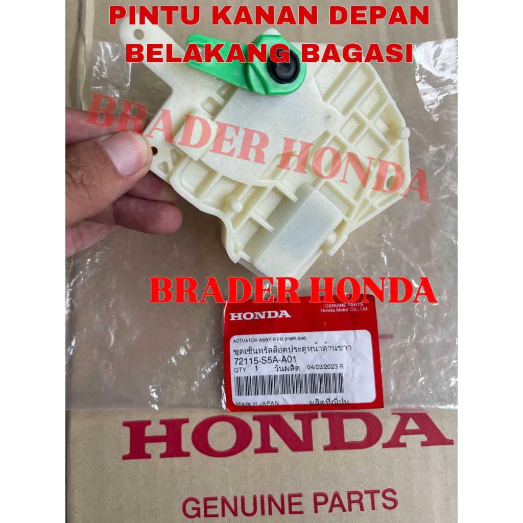 Jual CENTRAL LOCK ACTUATOR MOTOR DOORLOCK JAZZ GD3 CITY GD8 IDSI VTEC ...