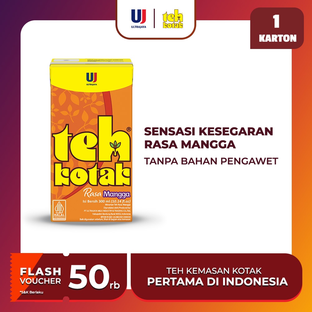 Jual Teh Kotak Rasa Mangga 300ml | Shopee Indonesia