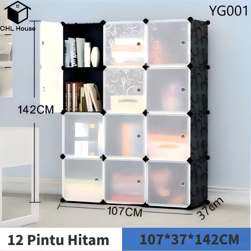 Jual CHL House Lemari Penyimpanan Pakaian Lemari Penyimpanan Penutup ...