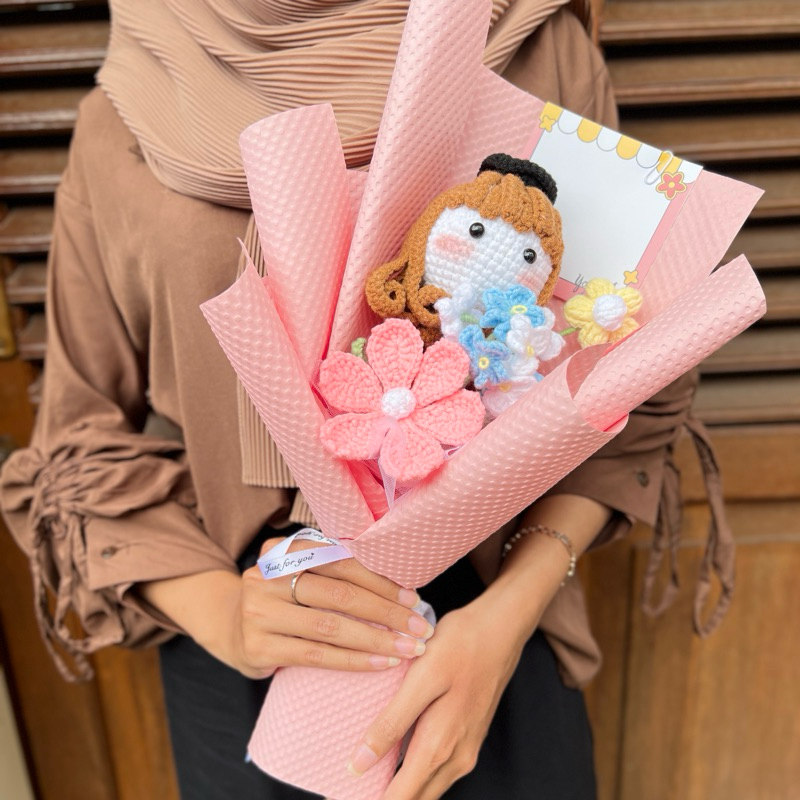 Jual GRADUATION BOUQUET CROCHET | BUKET RAJUT BONEKA WISUDA | GIFT ...