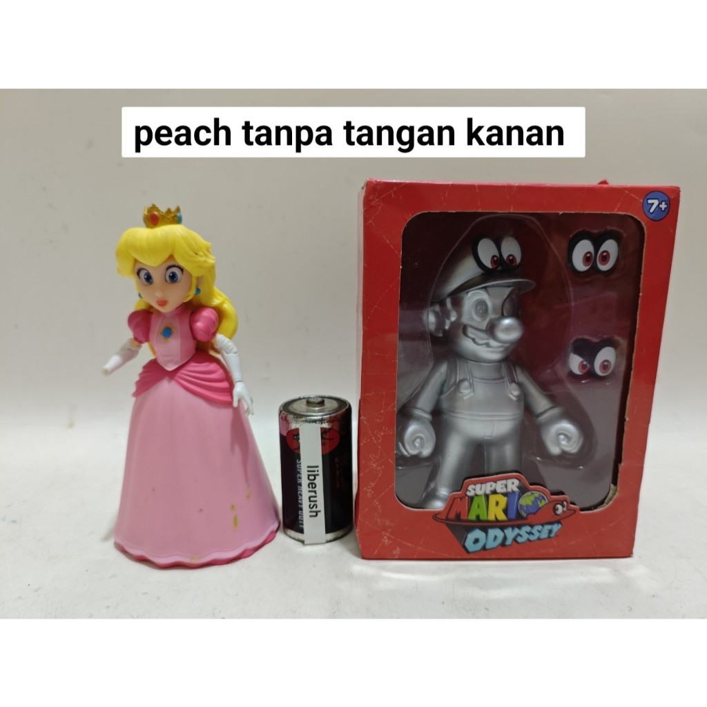 Jual Set Banpresto nintendo super mario oddysey silver princess peach ...