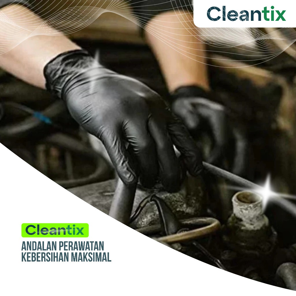Jual Cleantix Spon dan Hand Gloves Sarung Tangan Food Grade Tebal ...
