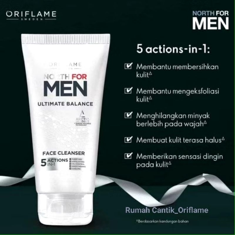 Jual Nort For men Ultimate Balance Face Cleanser & North for men ...