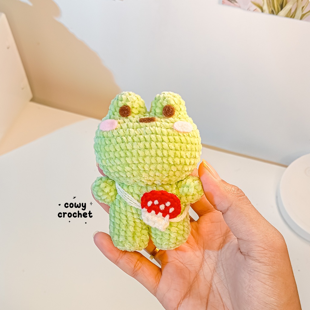 Jual COWY CROCHET - Amigurumi Frog / Boneka Rajut Kodok / Gantungan ...