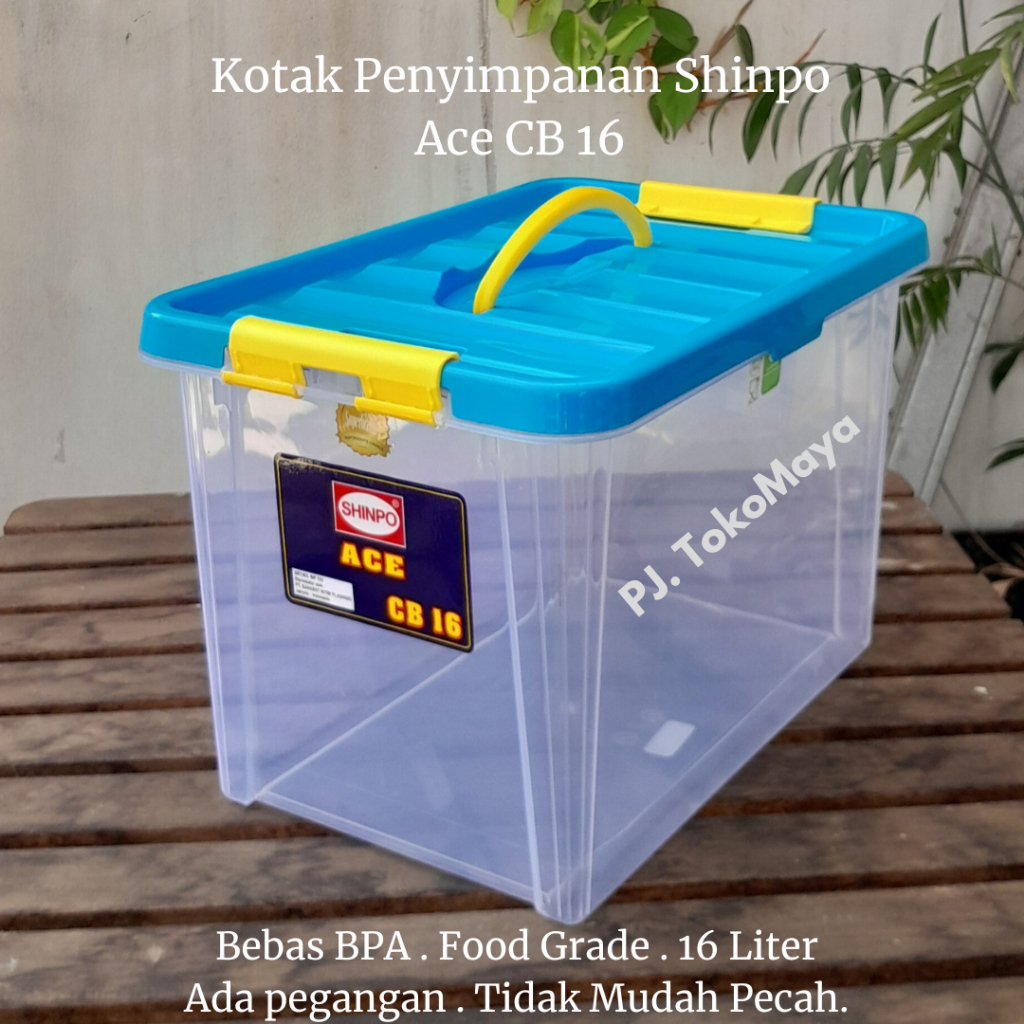Jual Ace Container Box CB 16 SIP 132 Kapasitas 16 Liter / Box Shinpo ...