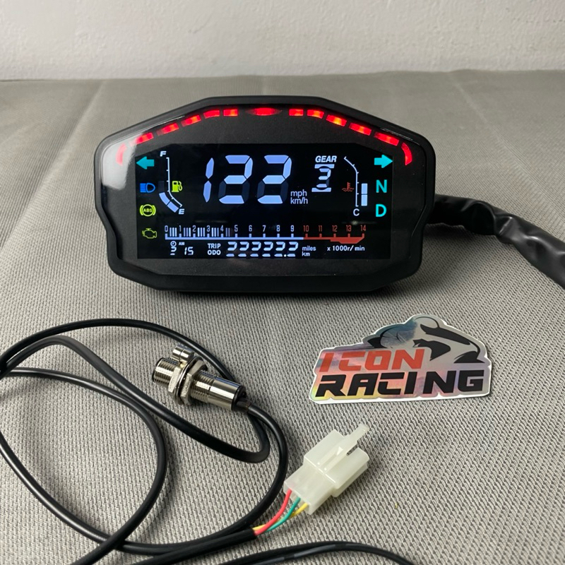 Jual speedometer digital LED Rxn3 Model Ducati universal motor | Shopee ...