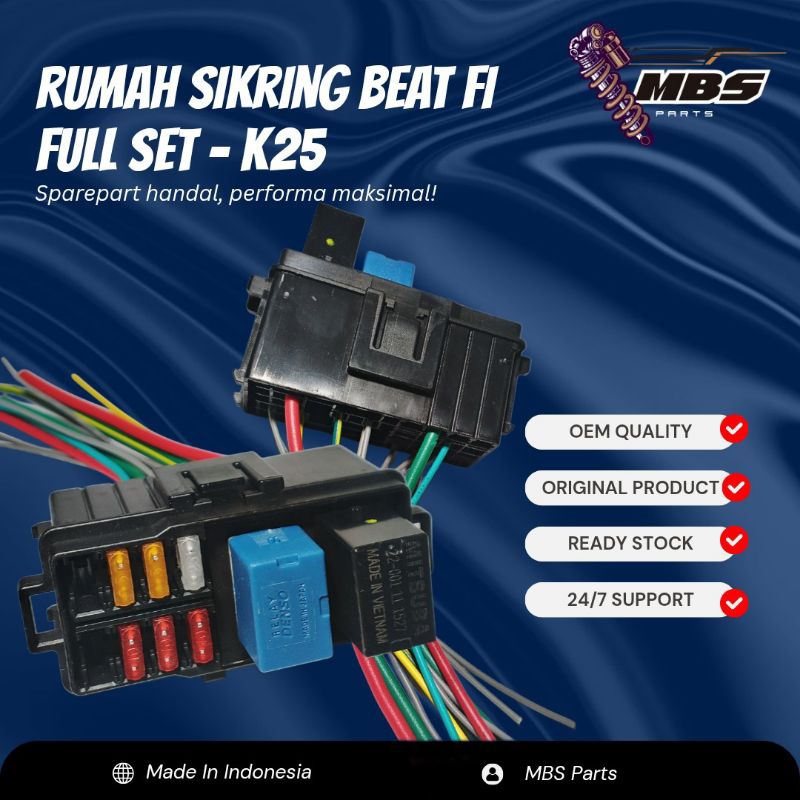 Jual Box Sekring Full Set Rumah Sikring Honda Beat FI Pop eSP Street ...