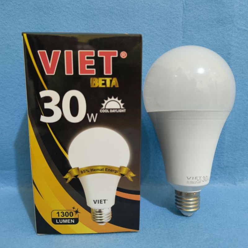 Jual lampu LED BULB VIET 30 watt cahaya putih | Shopee Indonesia