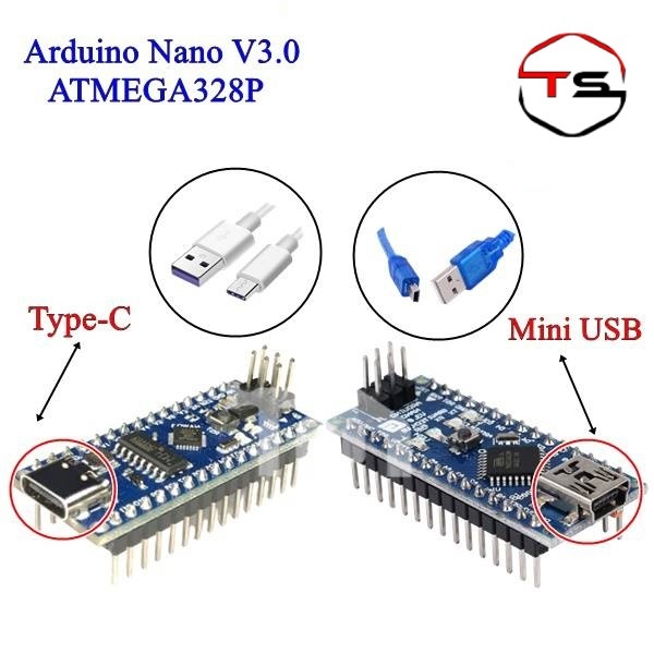 Jual ARDUINO NANO V3 ATMEGA328P CH340G 5V R3 16Mhz Mini USB Type C NEW ...