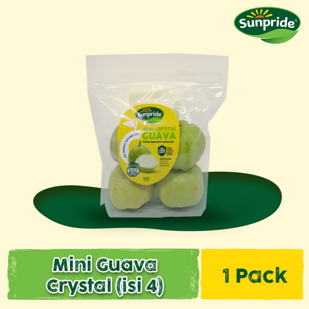 Jual Sunpride - Mini Guava Crystal Isi 4 [per pack] | Shopee Indonesia