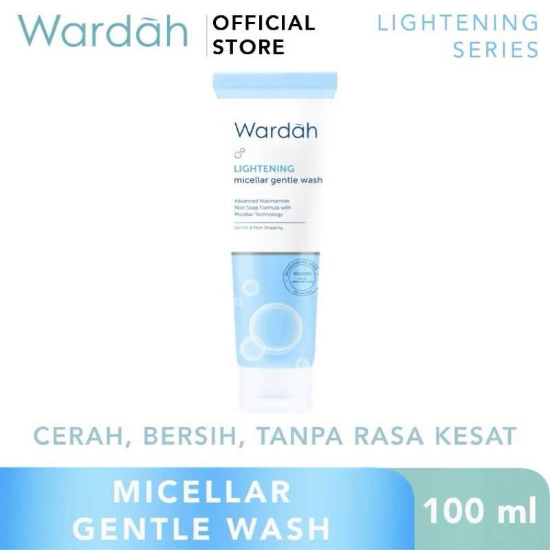 Jual Wardah Lightening Niacinamide Micellar Gentle Wash Facial Wash