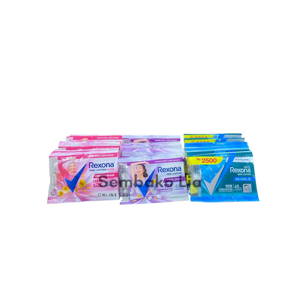 Jual Rexona Renteng Isi 12pc Sachet / Rexona Deo-Lotion Women Spirit ...