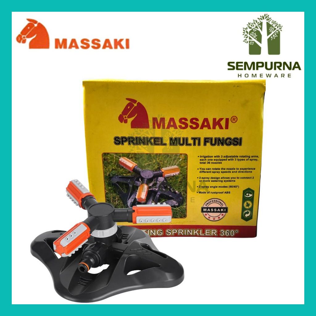 Jual SPRINKLER SPRINGKEL AUTOMATIC TAMAN 360 DERAJAT PENYIRAM TANAMAN ...