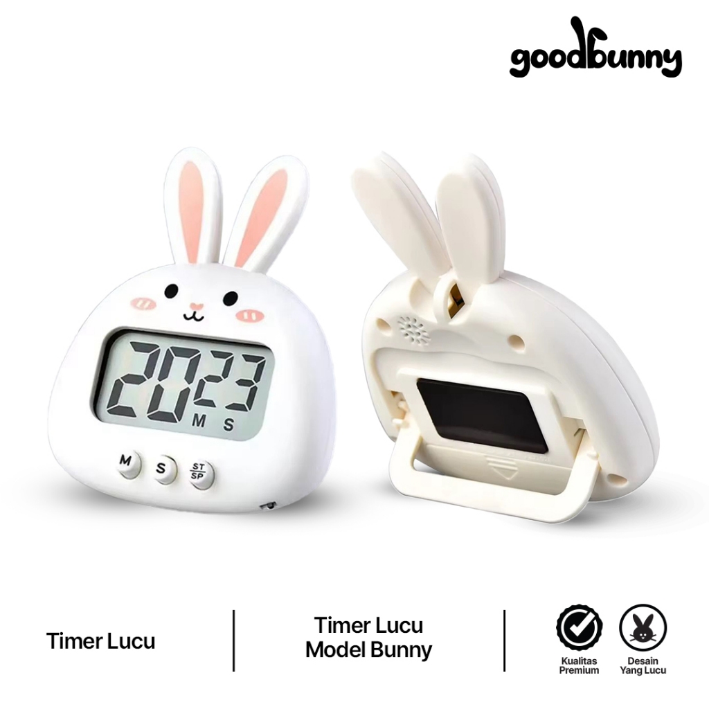 Jual GOODBUNNY digital timer kitchen stopwatch timer serbaguna premium ...