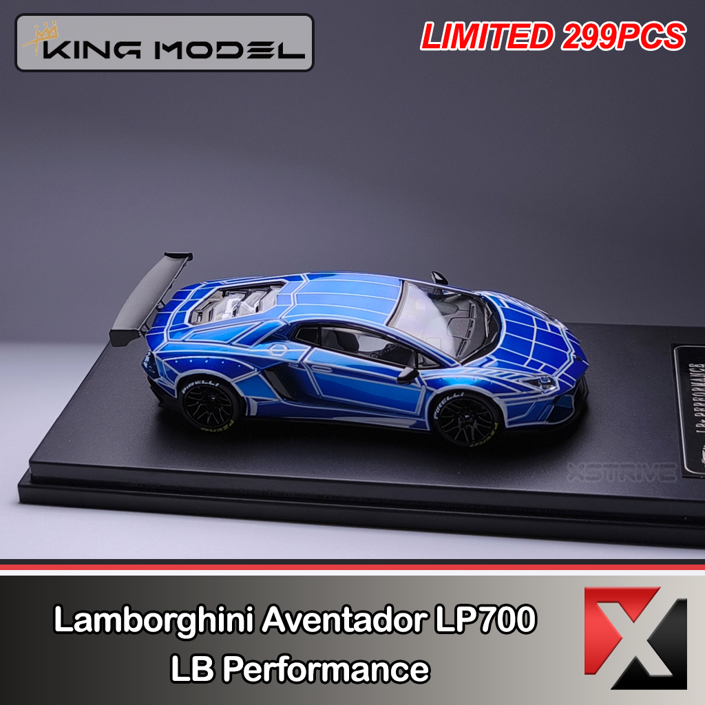 Jual King Model 1:64 Lamborghini Aventador LP700 LB Performance Blue ...