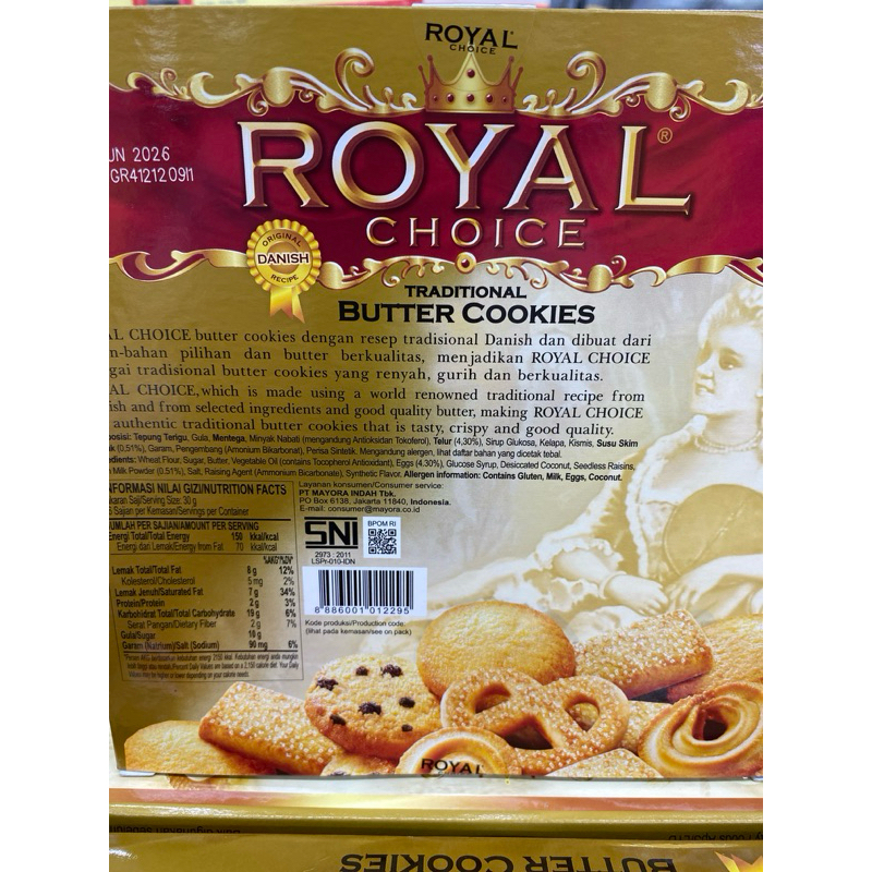 Jual ROYAL CHOICE butter cookies 480g | Shopee Indonesia