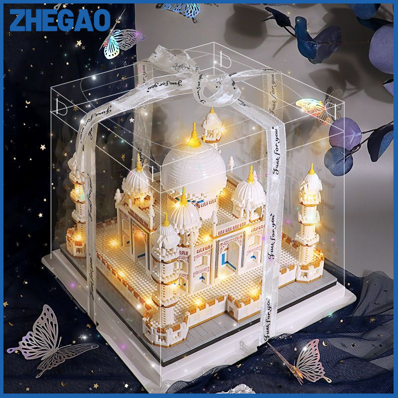 Jual ZHEGAO Mainan 4036Pcs Taj Mahal Puzzle Arsitektur Terkenal di ...