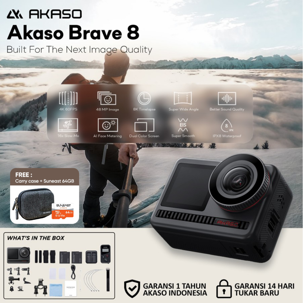 Akaso Brave 8 Accessories