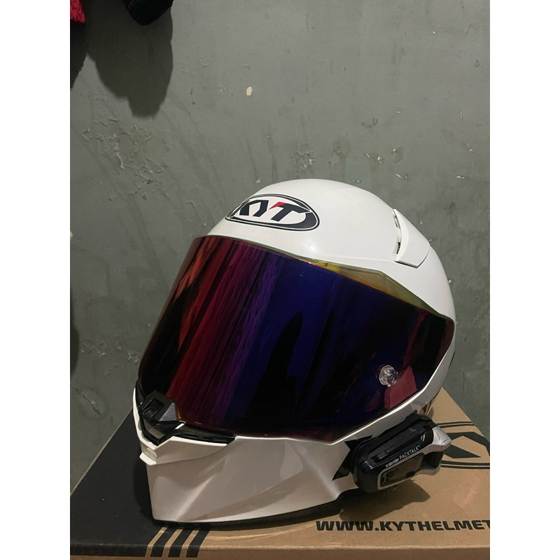 Jual KYT R2R plain white | Shopee Indonesia