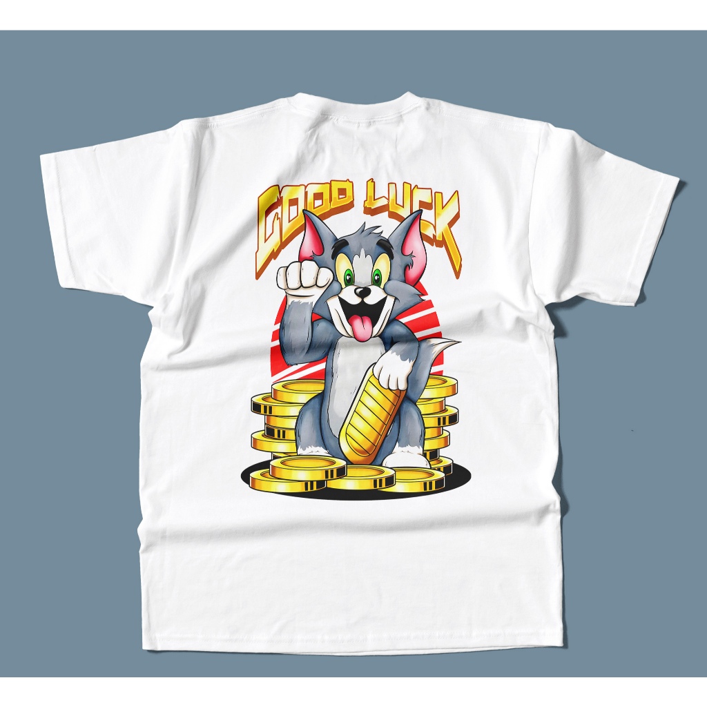 Jual Kaos Cat Good Luck Tom & Jerry | Shopee Indonesia