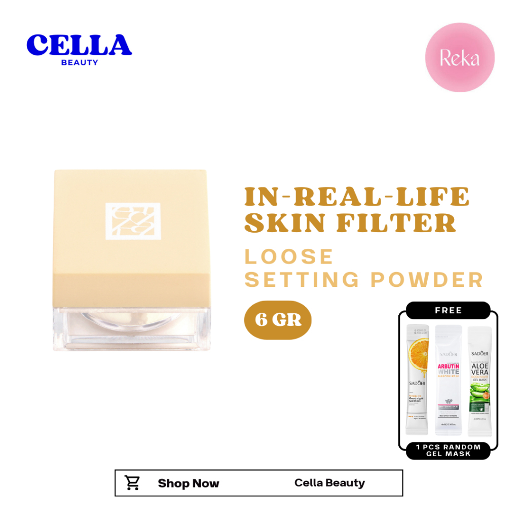 Jual Reka Cosmetics | Skin Filter Loose Setting Powder - 6G (Free 1 Gel ...