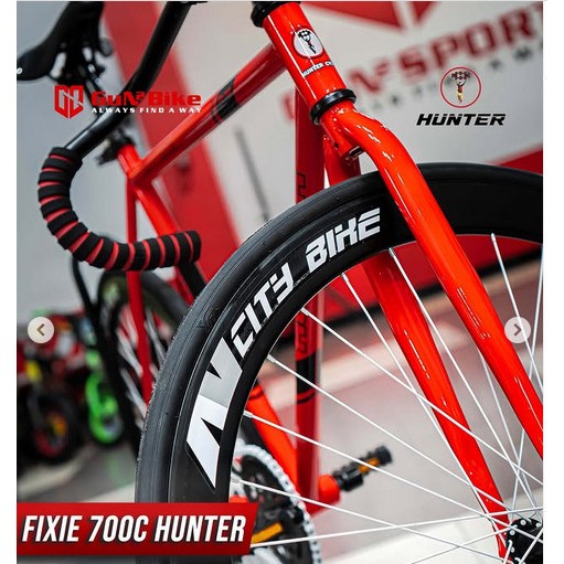 Jual Sepeda Fixie HUNTER 700C - Single Gear. | Shopee Indonesia