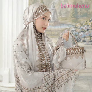 BELIMUKENA PREMIUM - Mukena Dewasa Premium Silk Laser Cut Motif Amanda