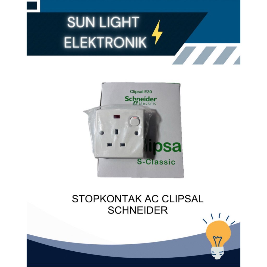 Jual STOP KONTAK AC CLIPSAL SCHNEIDER ELECTRIC STOPKONTAK | Shopee ...