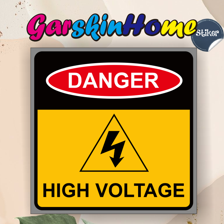 Jual Stiker high voltage , stiker bahaya listrik | Shopee Indonesia