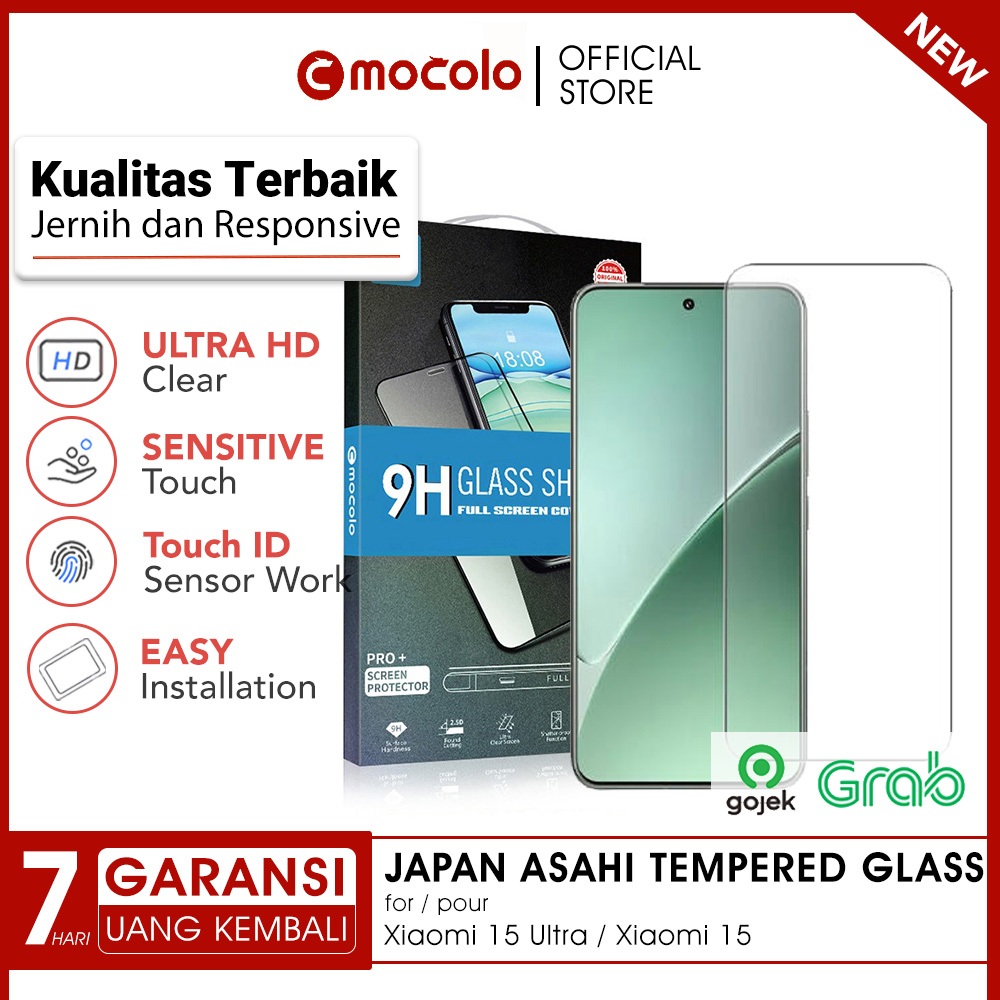 Jual Mocolo Tempered Glass Xiaomi 15 Ultra / Xiaomi 15 - Screen ...