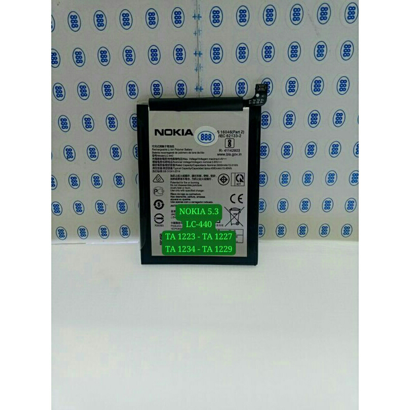Jual baterai nokia lc-440 5.3 original oem super | Shopee Indonesia