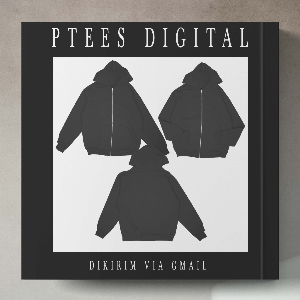 Jual PD0743 - Heavyweight Zip Hoodie Mockup - PSD PHOTOSHOP - TEMPLATE ...