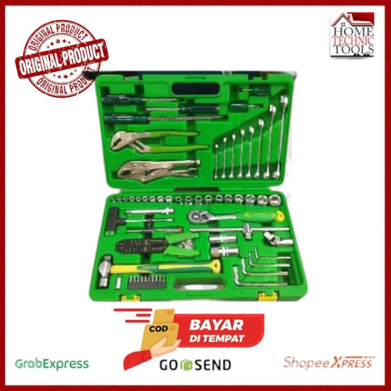 Jual TEKIRO MECHANIC TOOLS 100 PCS - TOOL SET 100 PCS LENGKAP | Shopee ...