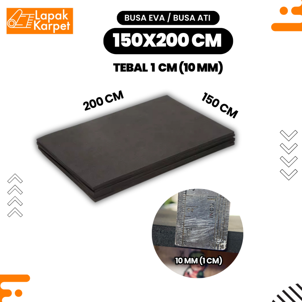 Jual Busa Eva / Busa Ati (Eva Foam) / Sponge Eva Ukuran 150x200 cm ...