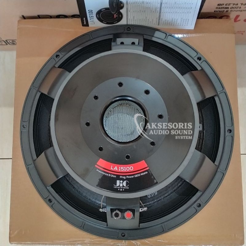 Jual Speaker JIC LA 15100 15 Inch 1200 Watt Coil 4inch Subwoofer