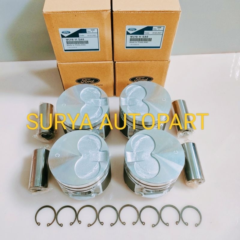 Jual PISTON ASSY SET FORD RANGER 2.5 TDI OVZ STD-0.50 ORIGINAL | Shopee ...